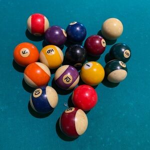 Vintage Billiard Balls